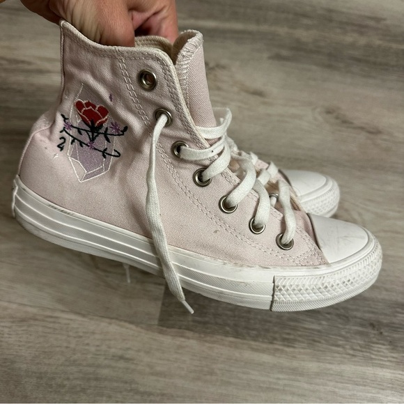 Converse Chuck Taylor All Star High 'Embroidered Crystals’ Amethyst size 7 - Picture 4 of 10